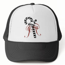 Skull Candy Cane Trucker Hats