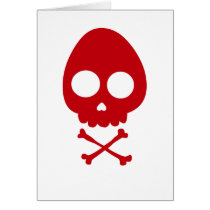 Skull Greeting Card