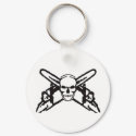 Skull & Chainsaws keychains