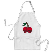 Skull Cherries Apron