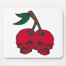 Skull Cherries Mousepad