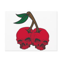 Skull Cherries Post Cards