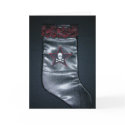 Skull Christmas Stocking Card