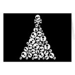 Skull Christsmas Tree Greeting Card