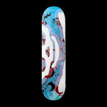SKULL CIRCLES AND SWIRLS skateboards
