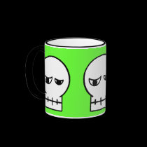 Skull coffee mug