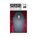 skull coffin stamp