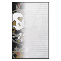 Skull collage stationary stationery by jfarrell12 Skull collage stationary stationery