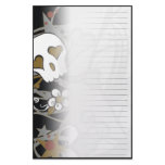 Skull collage stationary custom stationery