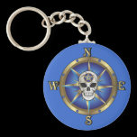 Skull Compass keychains