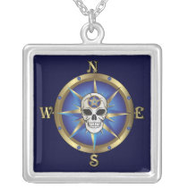Skull Compass Pendant