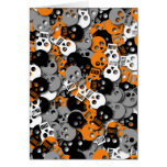 Skull Confetti Card
