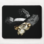 Skull Cowboy Hat mousepads