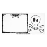 Skull & cross bones photo cards