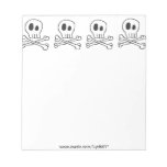 Skull & cross bones notepads