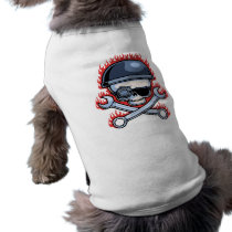 Skull & Cross Wrenches Dog Clothing