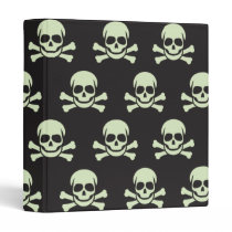 Skull & Crossbones 3 Ring Binder