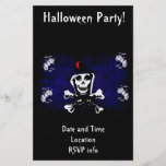 Skull, Crossbones, and Cat Personalized Flyer