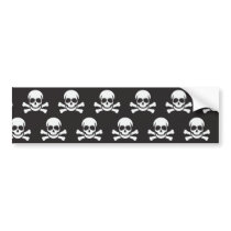 Skull & Crossbones Bumper Sticker