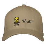 Skull & Crossbones Customizable Embroidery Hat Embroidered Baseball Caps