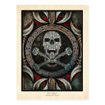 Skull & Crossbones Illumination Postcard