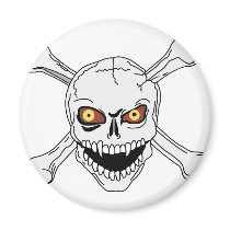 Skull & Crossbones - Magnet by carlj56 Skull & Crossbones - Magnet