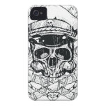 Skull & Crossbones Metal Punk iPhone 4 Case