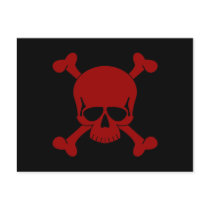 Skull & Crossbones Postcard by seonaidh Skull & Crossbones Postcard