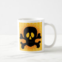 Skull Crossbones Silhouette mugs