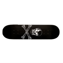 Skull & Crossbones Skateboard