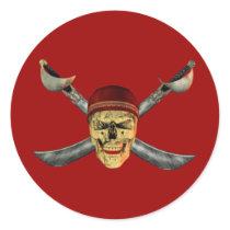 Skull Crossbones Sticker by StickyStuff Skull Crossbones Sticker