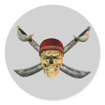 Skull Crossbones Sticker by StickyStuff Skull Crossbones Sticker