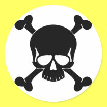 Skull & Crossbones Sticker stickers