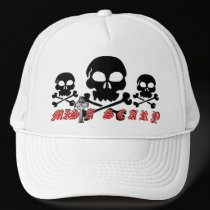 skull crossbones trio hat by MistaSCARY skull crossbones trio hat