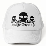 skull & crossbones trio hat - Cust... - Customized