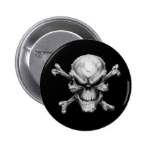 Skull Crossed Bones Pin