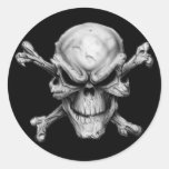 Skull Crossed Bones Stickers