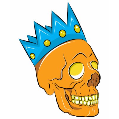 Skull Crown Tattoo Skull Fantasy Art Shirt by goodnewsgifts