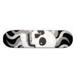 skull custom skate board