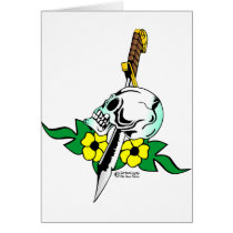 Skull & Dagger Old Skool Tattoo Cards