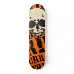 Skull Deck Custom Skateboard
