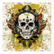 Skull Design Poster posters by littletreasures Skull Design Poster posters