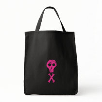 Skull Design Tote Bag bags