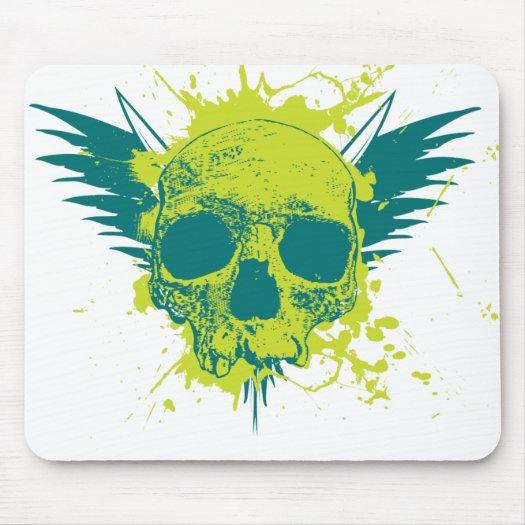 Skull devil with wings