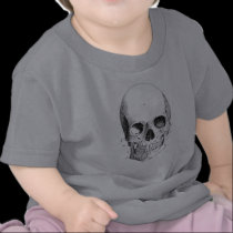 Skull Diagram Infant Tee t-shirts