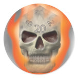 Skull Die stickers