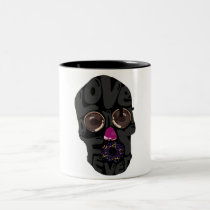 skull-donut mugs by kaoskojo skull-donut mugs