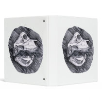 Skull drawing imaginary animal sketch vinyl binder
