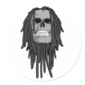 Skull Dreads stickers