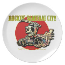 Skull Drive Party Plates